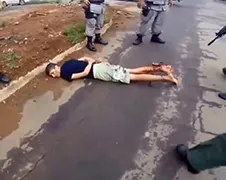 Vluchtende Braziliaanse gangster tot stoppen gedwongen door helikopter