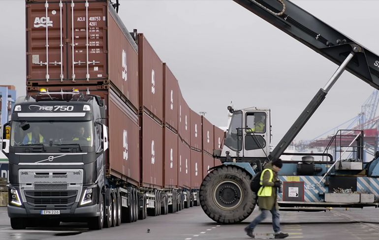 Volvo maakt een Road Train van 750 ton