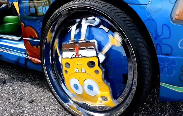 Voor de echte fans: De "SpongeBob Squarepants" Dodge Charger R/T
