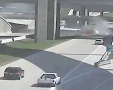 Vrachtwagen zoekt het lagerop in Texas...