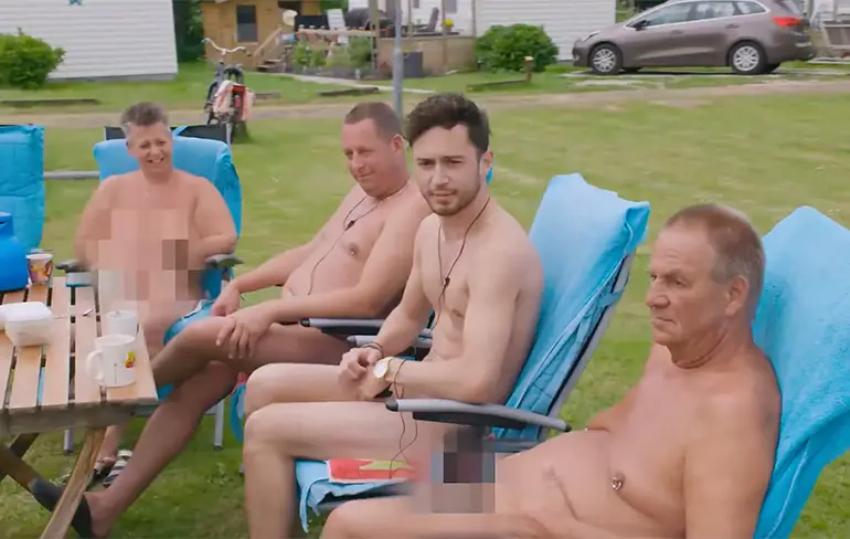 Vrienden van dochter Hans en Marijke, het zijn naturisten!