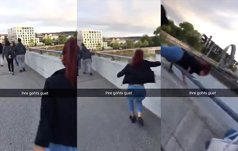 Vrouw denkt veilig te zijn tijdens spelletje "Floor Is Lava"... BAM!