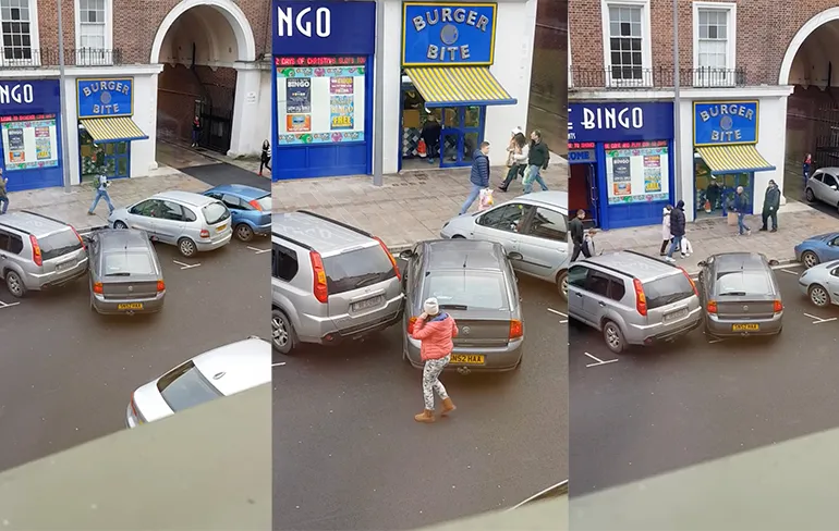 Vrouw in Engelse Hull is echt een ramp met parkeren