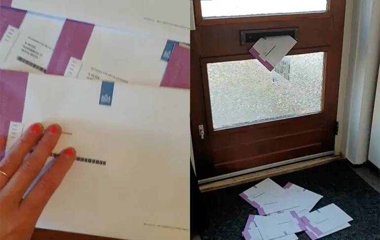 1 april: Vrouw neemt vriend te grazen met enorme stapel boetes