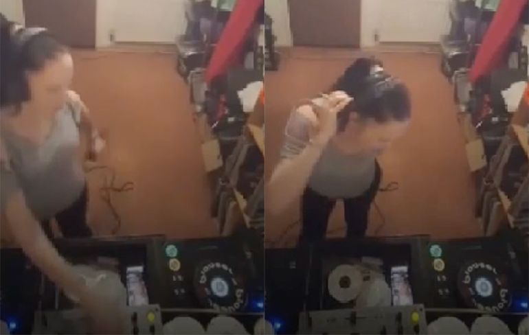 Vrouwelijke DJ laat er eentje vliegen tijdens livestream en is er trots op