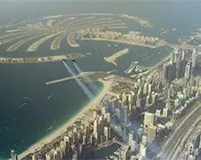Waaghalzen vliegen weer met jetpacks over Dubai