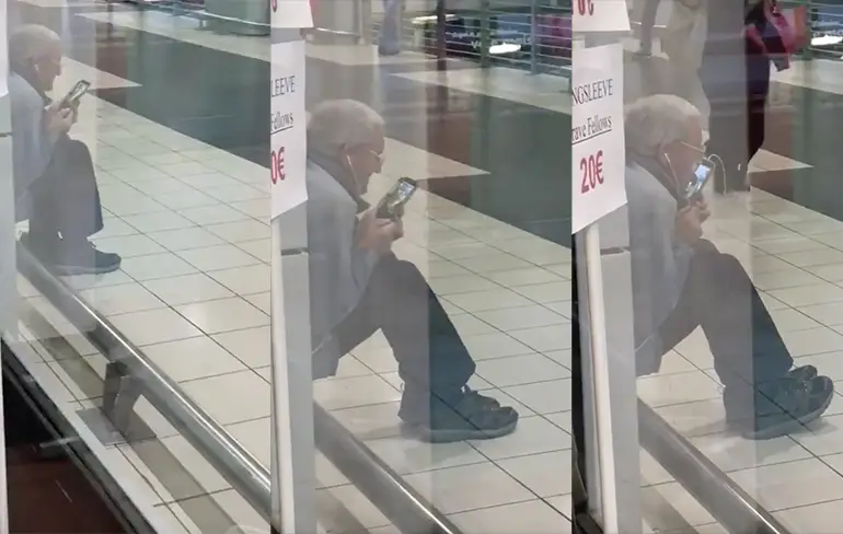 Waar is opa? O, die is aan het Facetimen met oma!