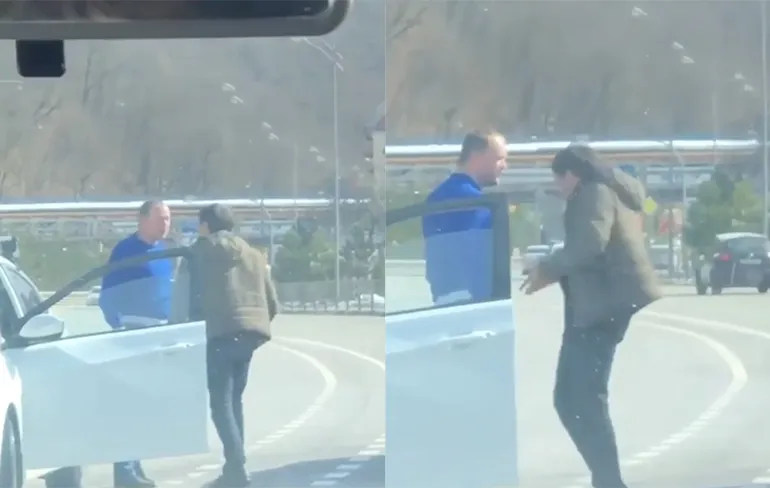 Wat zou er precies aan de hand zijn met deze Russische Road Rage