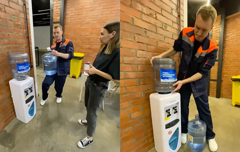 Water vervangen in de watercooler kan weleens een hele uitdaging zijn