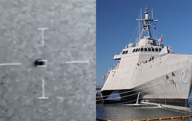 Weer beelden opgedoken van Amerikaanse Marine die UFO zien