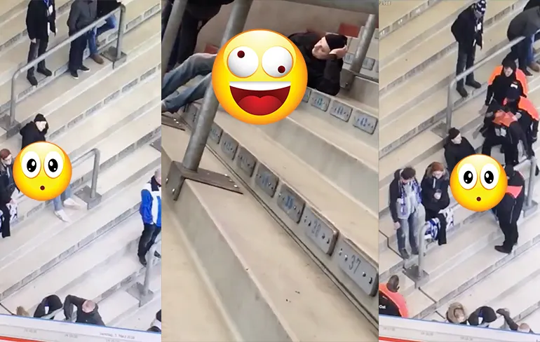 Wel een hele aparte manier om te vertellen dat je club ruk speelt...