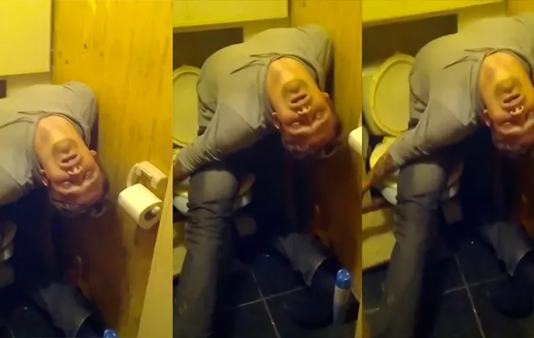 Weleens zo dronken geweest dat je in Exorcist-stand stond?
