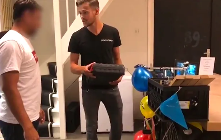 Winkeldief te grazen genomen door Bebo Vriezenveen