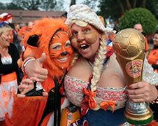 WK 2014: Nederland vs Chili in foto's
