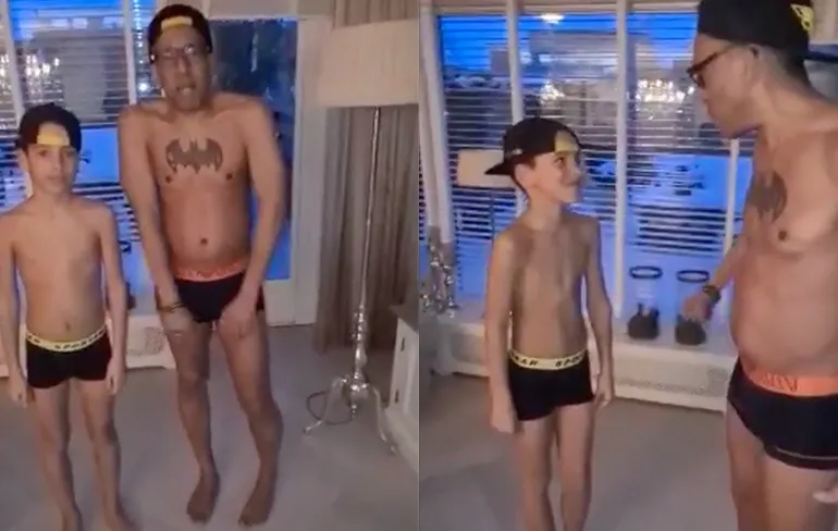 Wow, internet kan uit: Darkraver doet #ButtNakedSnowChallenge