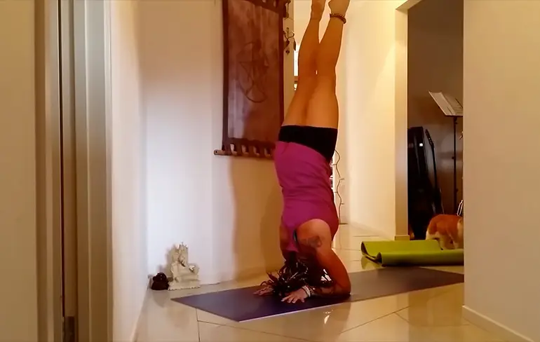Yoga, ook lekker om even te ontluchten...