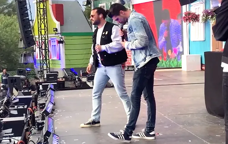 Yorick mocht op Dreampop een nummertje rappen met Kraantje Pappie