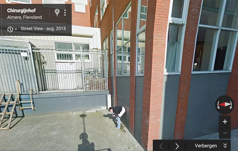 Zeer interessant object op Google Maps gespot in Almere!