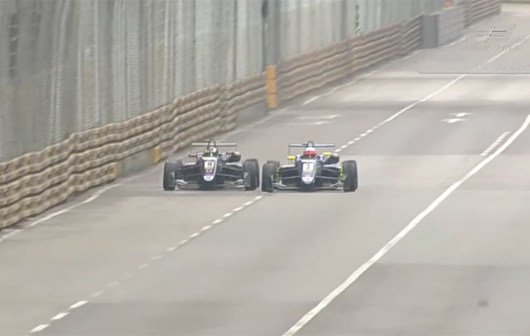 Zeer spannend laatste rondje in Formula 3 Grand Prix van Macau
