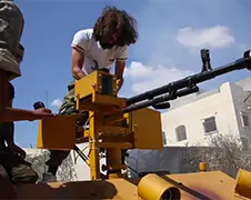 Zelfgemaakte tank van het Vrij Syrisch Leger