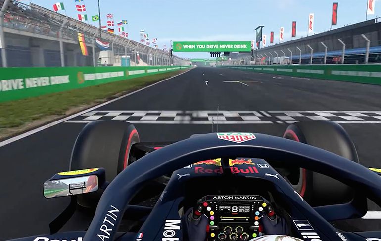 Zo ziet een rondje Circuit Zandvoort eruit in F1 2020