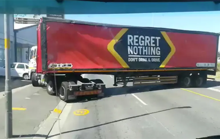 Zuid-Afrikaanse chauffeur kan uitleggen waarom er geen bier is