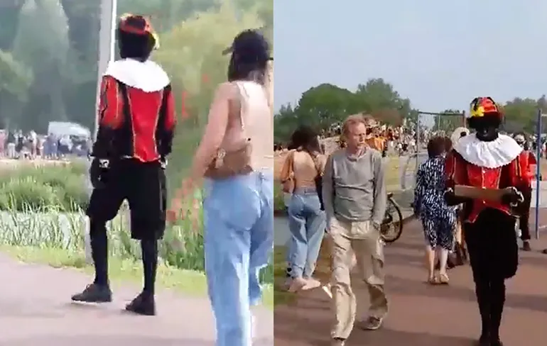 Zwarte Piet Lives Matter: Zwarte Piet was vroeg dit jaar in Leeuwarden...