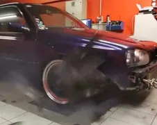 Golf 3 VR6 24v Turbo op de rollenbank