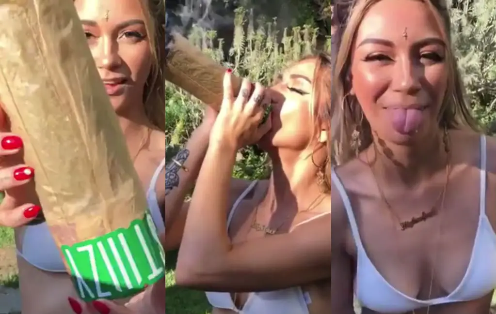 Jongedame verpest het feestje in een paar seconden