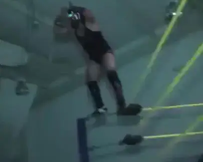 Wrestler gaat aardig knock out