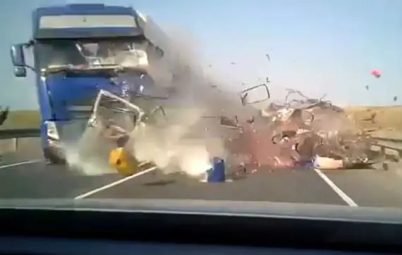 Verkeersdrama op de snelweg M5 ter hoogte van Samara