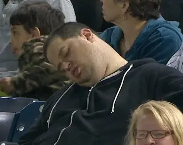 Yankees Fan trekt het allemaal niet meer