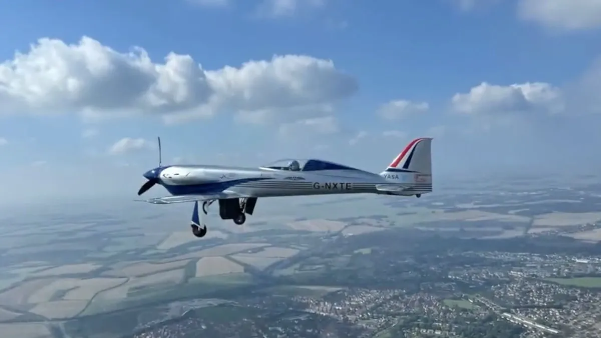 Afgelopen week vloog het eerste elektrische vliegtuig van Rolls Royce voor het eerst