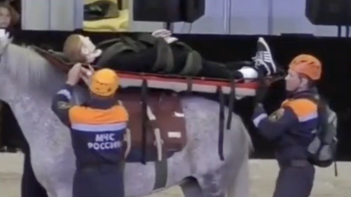 Russische reddingswerkers waar je uit de buurt van moet blijven