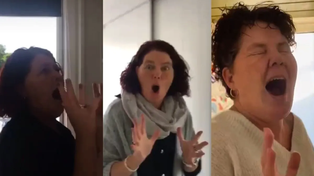 De moeder van Bo is nogal schrikkerig en grof gebekt at the same time