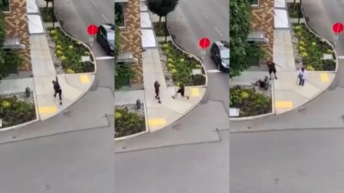 Oudje met stenen bekogelen levert bodycheck op