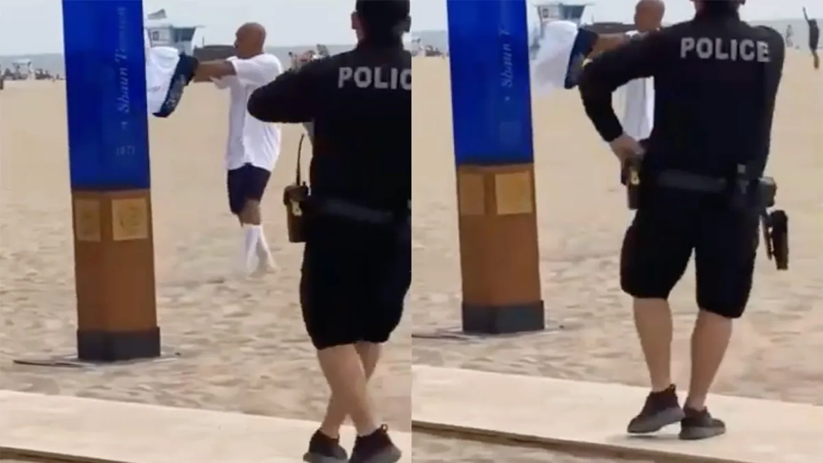 Gewapende man wil niet luisteren naar agenten in Huntington Beach