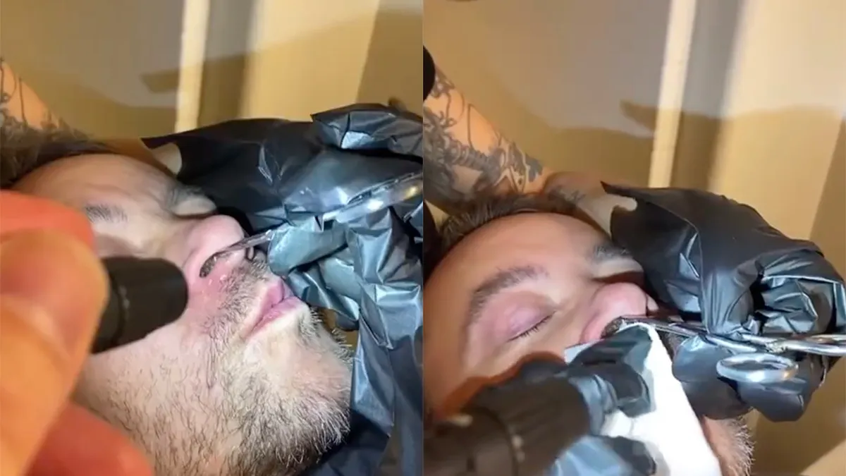 Je moet niet de hele sleutel, maar van het puntje van je sleutel snuiven