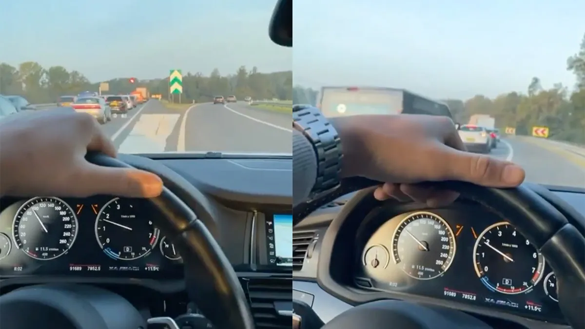 Levensgevaarlijk: Automobilist pakt in file vluchtstrook om eerder thuis te zijn