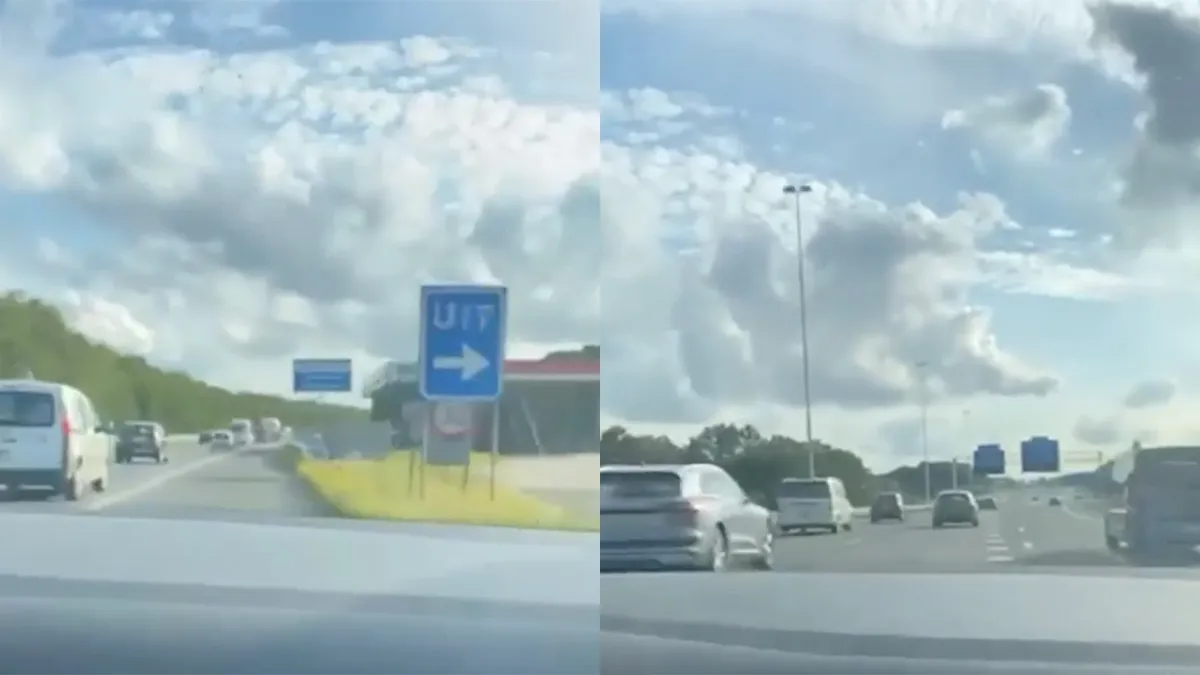 Linkerbaan gaan! Nee joh, vluchtstrook gaat ook snel