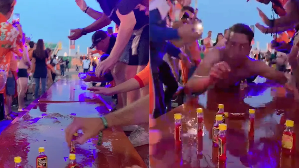 Ondertussen na de race in Zandvoort: Wedstrijdje buikschuiven