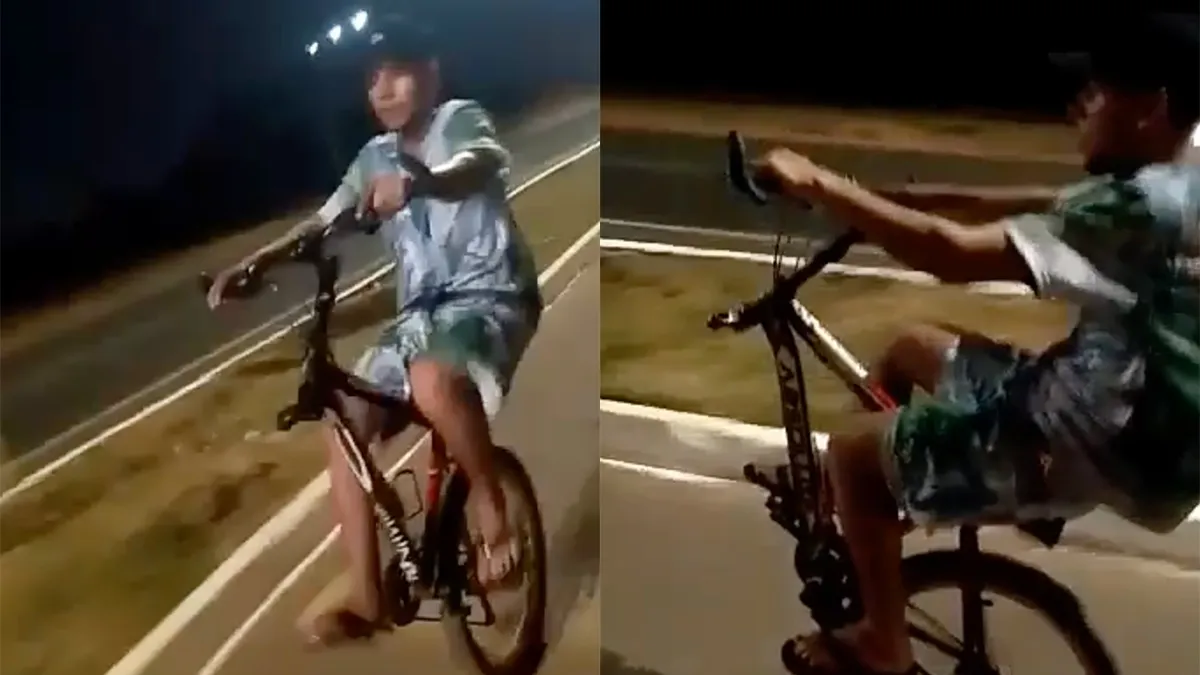 Op één wiel fietsen ging best lang goed...