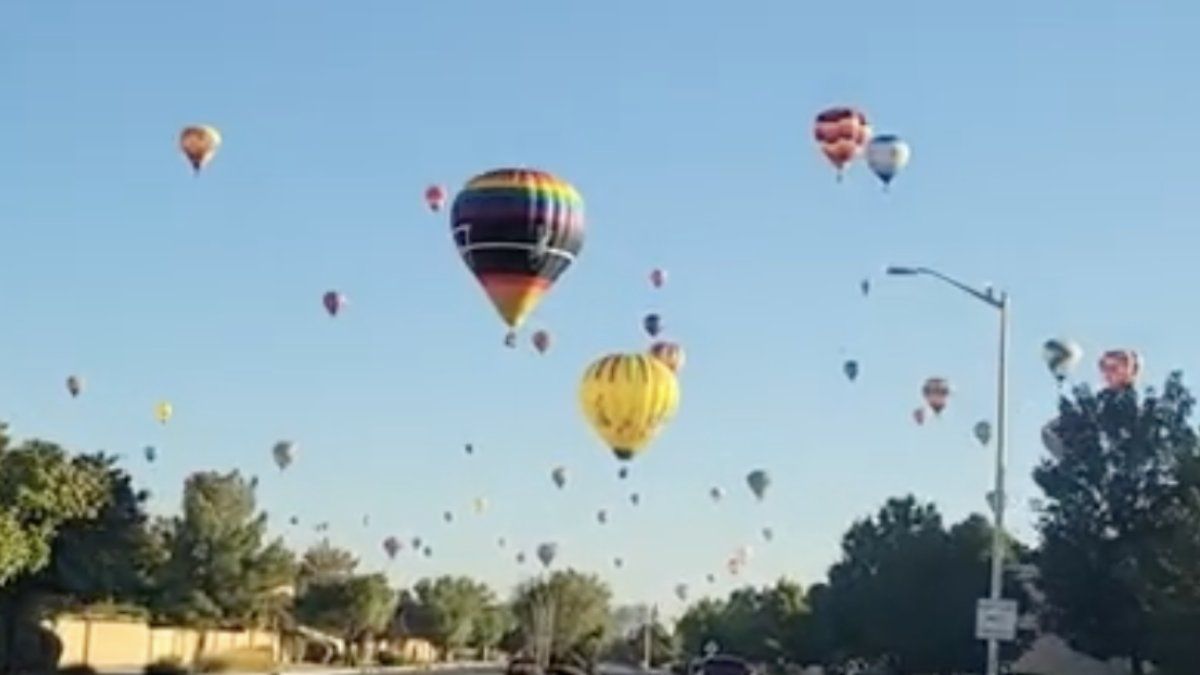 Helemaal zen met beelden van de Albuquerque International Balloon Fiesta