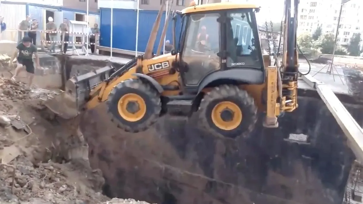 Graafmachine te zwaar voor kraan tijdens kansloze missie