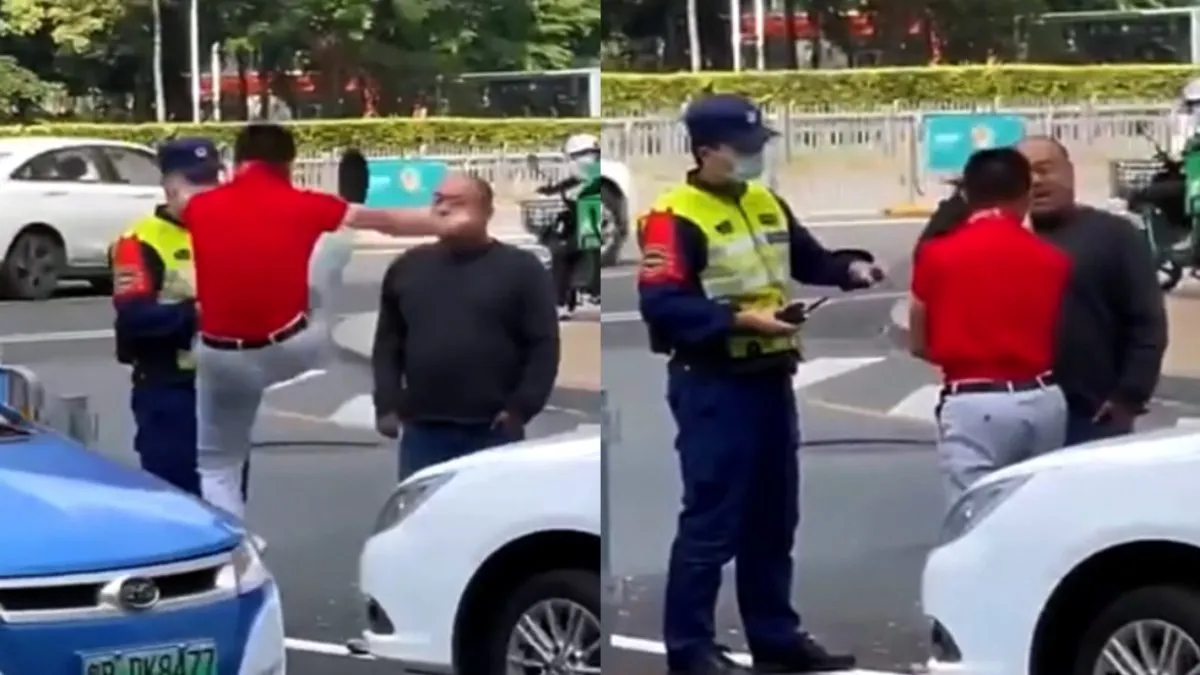 Verkeersruzie ergens in China is vooral vermakelijk