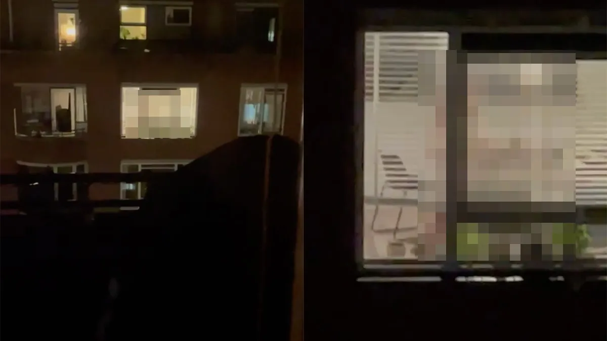 Koppel vergeet gordijnen te sluiten en de overburen spreken er schande van