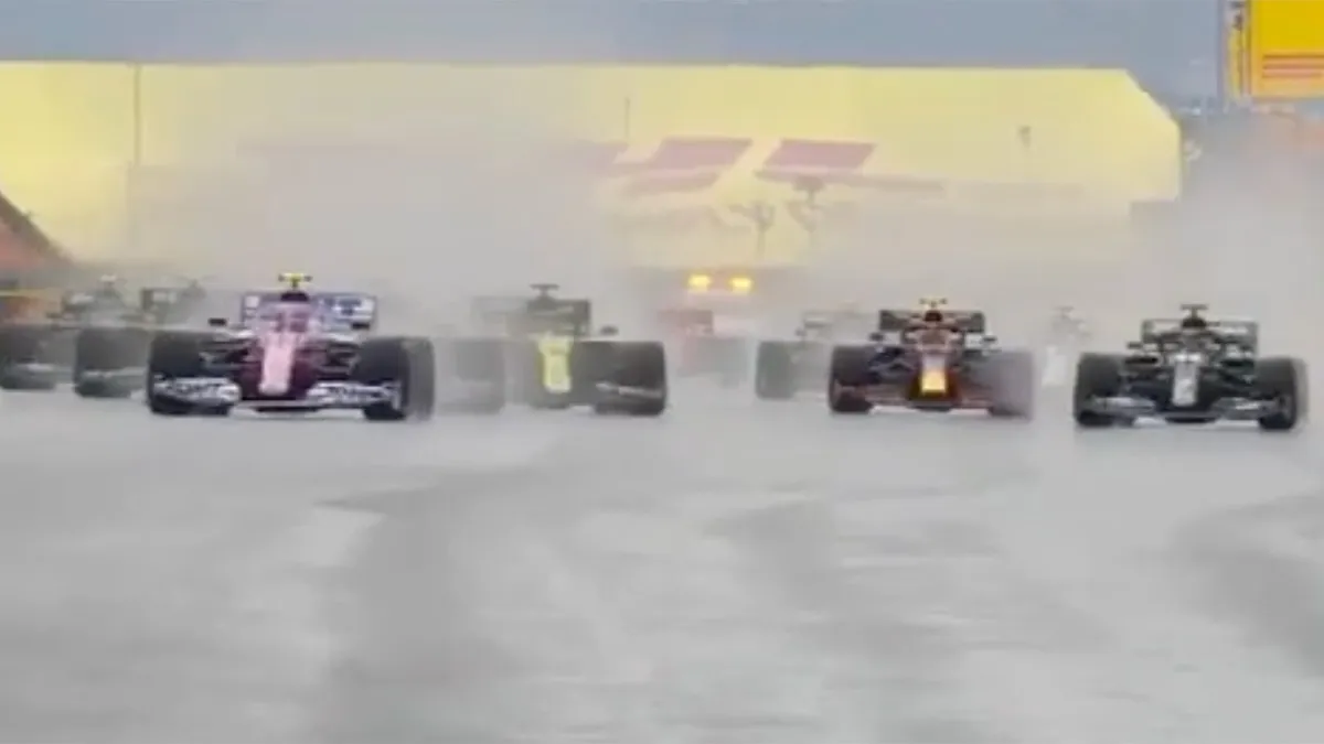 Lekker toeteren tijdens de GP van Turkije