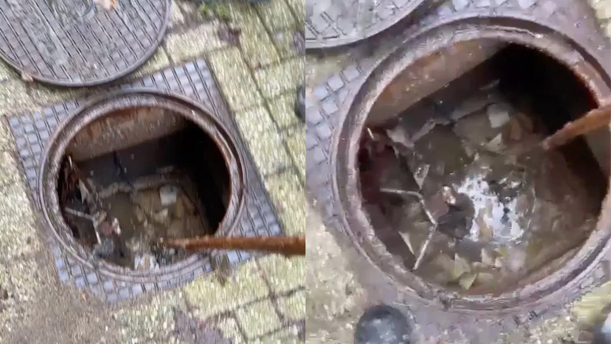 Oorzaak verstopping put is na kleine inspectie wel te zien