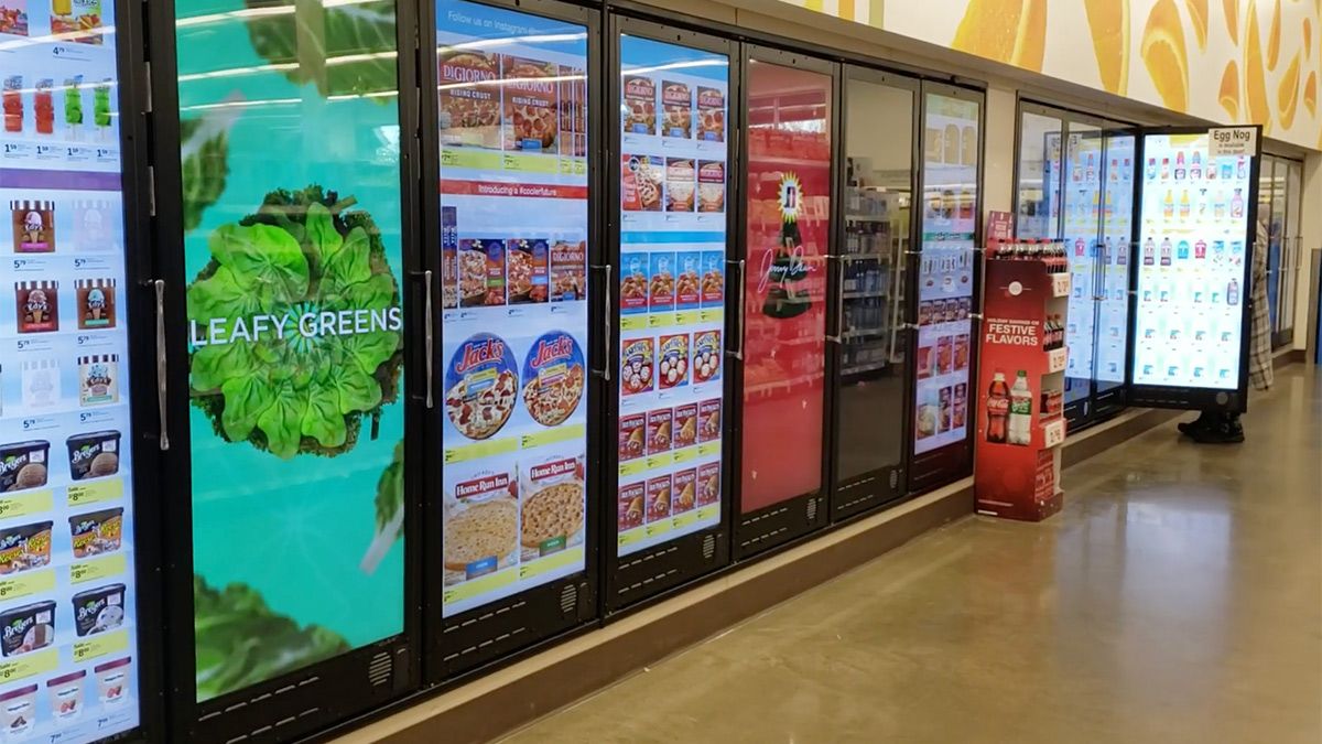 Vriezers van Walgreens in Amerika hebben digitale schermen