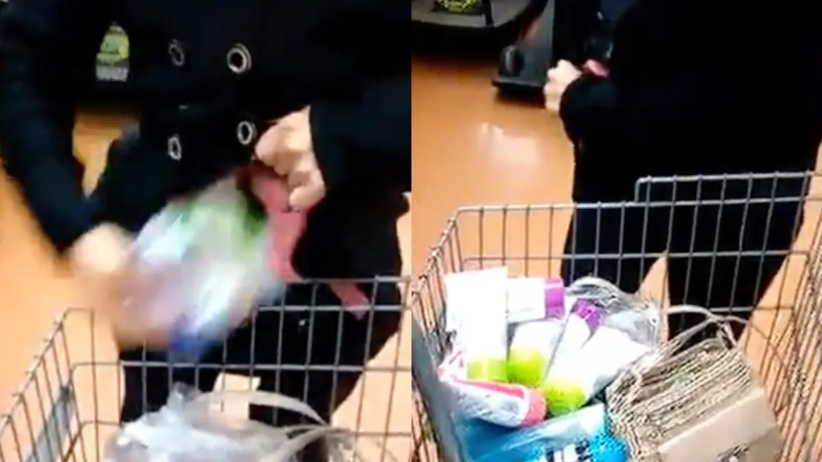 Winkeldievegge moest even haar zakken legen, resultaat is indrukwekkend